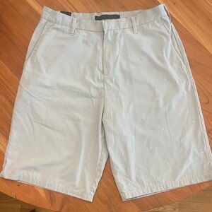Lost Light Gray Flat Front Shorts